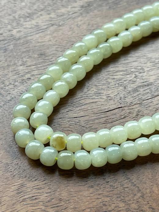 且末藍和田玉鼓珠項链与耳坠套组，顺丰包邮 商品图9