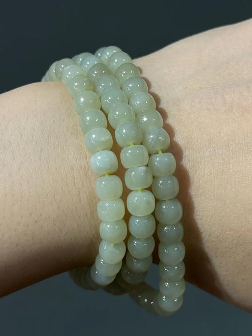 且末藍和田玉鼓珠項链与耳坠套组，顺丰包邮 商品图6