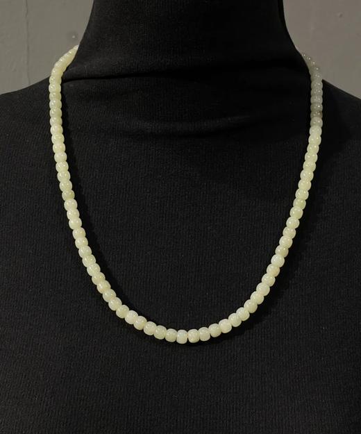 且末藍和田玉鼓珠項链与耳坠套组，顺丰包邮 商品图1