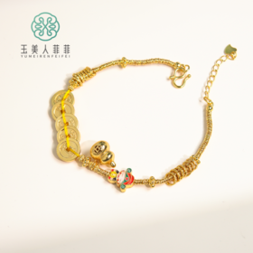 足银手链 玉美人菲菲~足银手链~试戴请勿变形