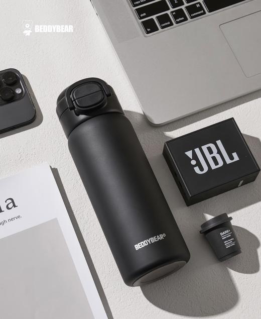 【品牌直发】【杯具熊盛开双饮系列纯色成人保温杯】双饮杯550ml 一盖两用四色商务 商品图7