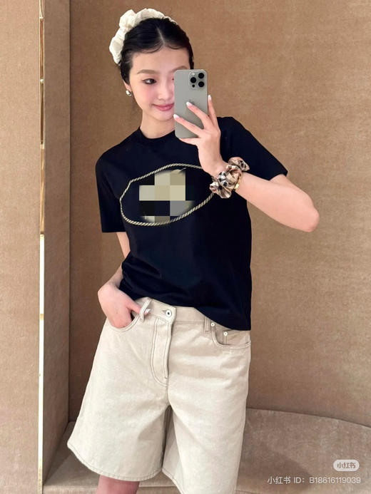 61-3 排他性独家圆正 BBR 刺绣战马 圆领短袖 167-135俺穿L宽松合适 商品图5