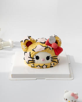 虎头kitty蛋糕（百分百进口动物奶油）