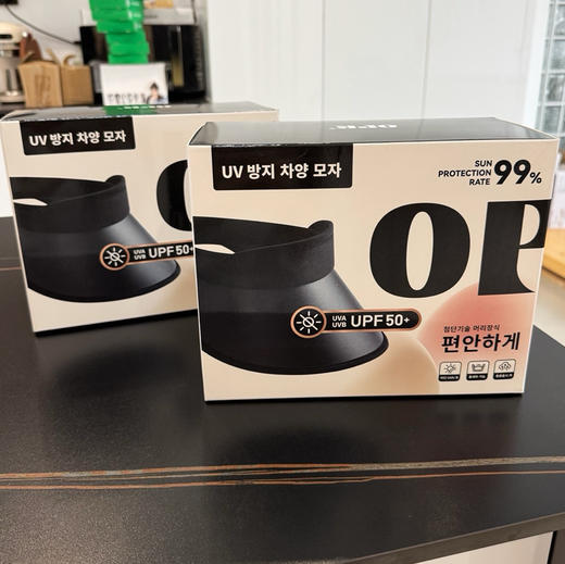 正品韩国单硬顶遮阳帽太阳帽 商品图12