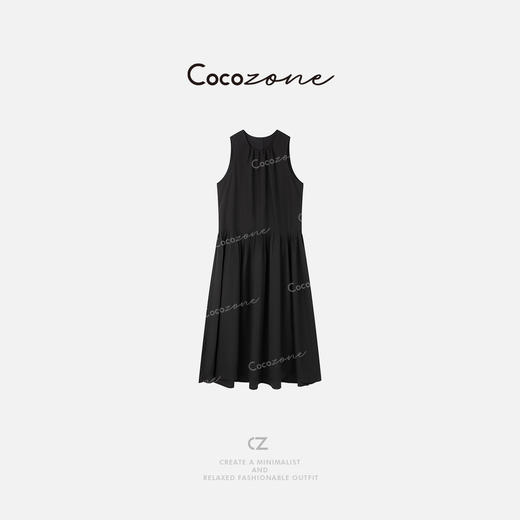 COCO ZONE 刘一一【100棉】法式气质圆领无袖连衣裙ACD2A0300 商品图0
