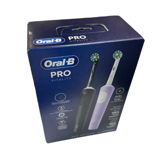 Oral-B欧乐B成人电动牙刷充电款两只装 商品图1