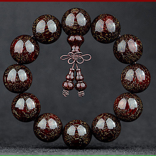 【满金星·沉水精品】天然小叶紫檀手串  🔥文玩爱好者的必入臻品✨限量赠送，错过再无！天然老料小叶紫檀手串 男满金星佛珠沉香金丝楠木料文玩  父亲节送爸爸佳选 商品图1