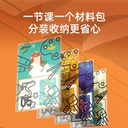 mideer弥鹿MD4199创意美术手工盒-与艺术家同行 商品图7