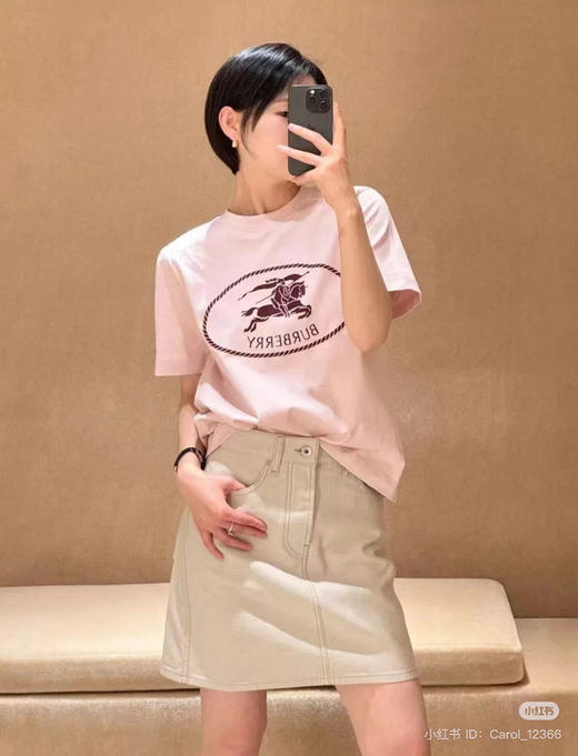 61-3 排他性独家圆正 BBR 刺绣战马 圆领短袖 167-135俺穿L宽松合适 商品图7