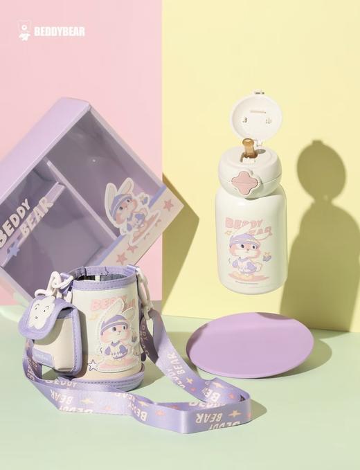 【品牌直发】【杯具熊星辰双饮系列】双饮保温杯600ml 一盖两用双饮杯吸管杯儿童幼儿园水壶316不锈钢 商品图7