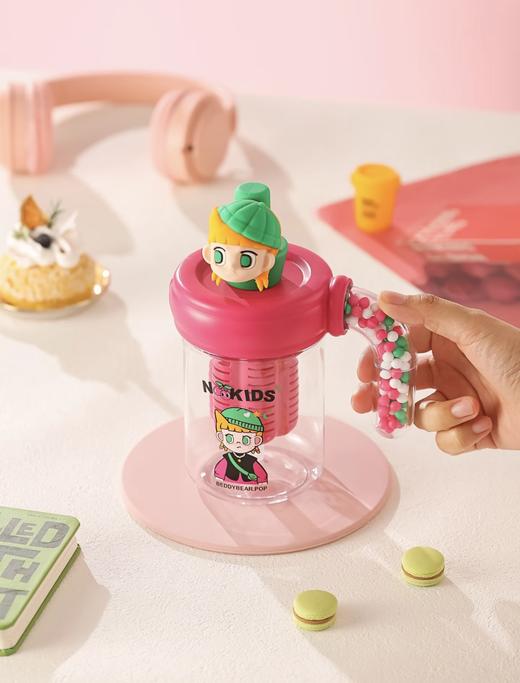 【品牌直发】【杯具熊N-Kid熊孩子系列】圈圈儿童壶480ml/双饮保温杯600ml/星辰双饮/运动水杯/分仓保温/海洋球塑料杯 一盖两用双饮杯吸管杯茶杯杯盖儿童幼儿园水壶316不锈钢IP联名 商品图12