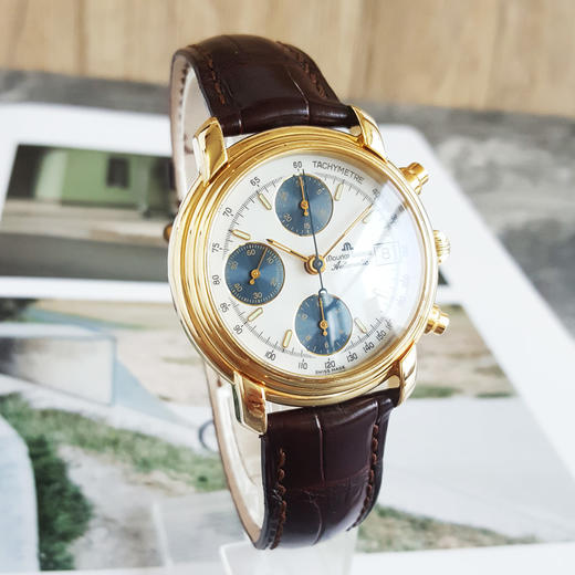 【95新】Maurice Lacroix 艾美03274自动机械机芯38MM（男款）日期、计时显示280525MC23 商品图2