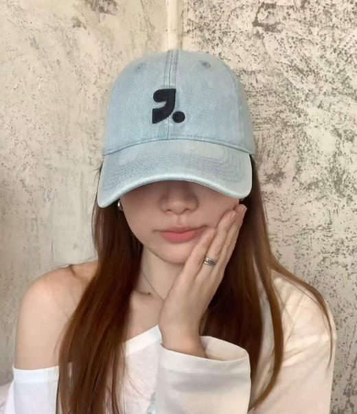 【hm1】纯原好物！女士时尚复古水洗牛仔刺绣棒球帽！！ 商品图0