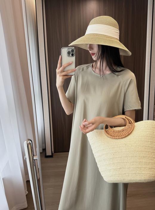 重磅100%桑蚕丝J*BY原厂剪标发直筒老钱风连衣裙 商品图6