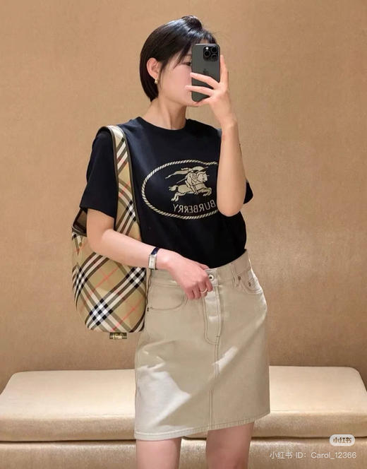 61-3 排他性独家圆正 BBR 刺绣战马 圆领短袖 167-135俺穿L宽松合适 商品图9