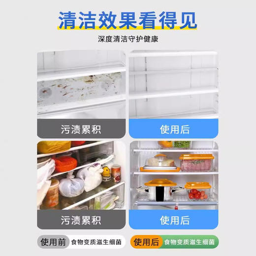 【冰箱清洁剂除臭去异味】胶圈胶条去霉菌斑专用多功能家居冰箱清洗剂 商品图2