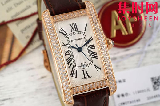 卡地亚新款AF坦克系列 美国坦克系列 中号 瑞士石英系列 女士腕表 商品图2