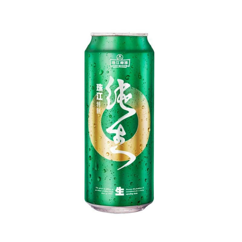珠江特制纯生啤酒9度500ml/罐