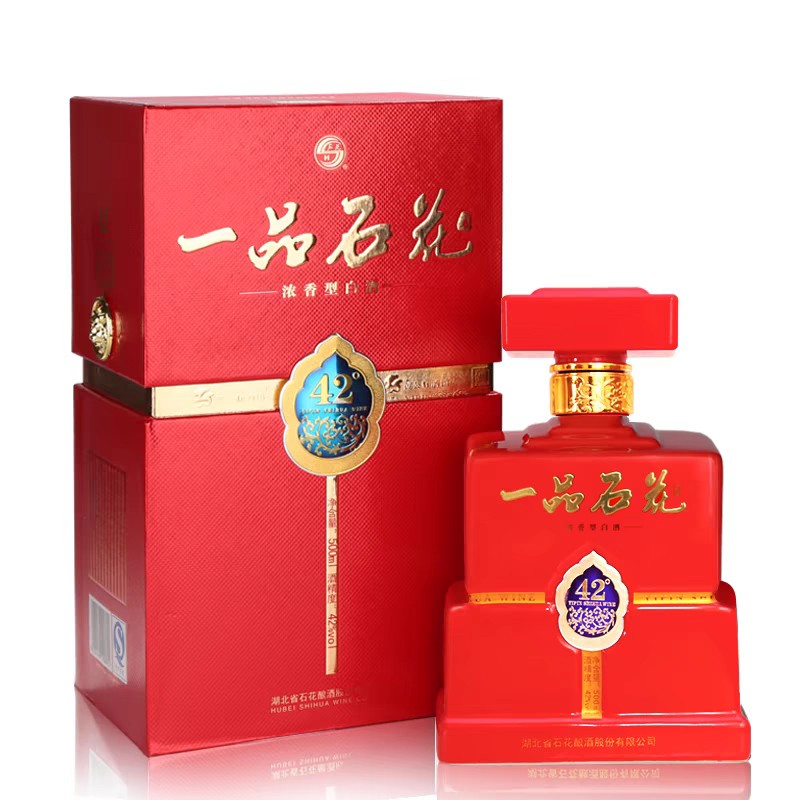 石花酒红一品42度500ml装