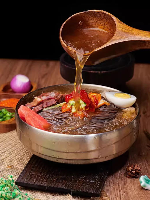 耳东带汤荞麦冷面642克 延边朝鲜族正宗韩式牛肉汤口味多汤汁 商品图1