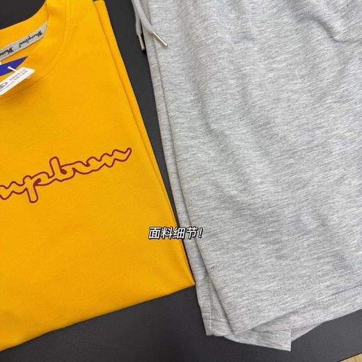 【卖萌冠军 南瓜橘纯棉套装】懒人必备!灰色休闲五分裤 显白神器!南瓜橘纯棉短袖高级纯棉|透气吸汗，30°C高温也不闷 商品图3