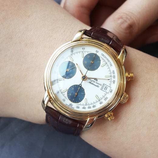 【95新】Maurice Lacroix 艾美03274自动机械机芯38MM（男款）日期、计时显示280525MC23 商品图7