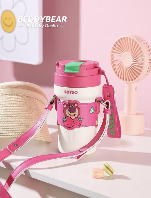 【品牌直发】【杯具熊迪士尼草莓熊联名系列】 学饮杯儿童杯运动杯保温杯 塑料杯冷萃杯双饮杯咖啡随手杯 商品图2