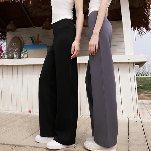 I'd爱帝超柔云朵空气层阔腿裤女士高弹运动户外休闲裤 商品图4