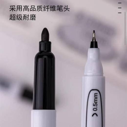 鹤见大容量双头勾线笔 商品图2