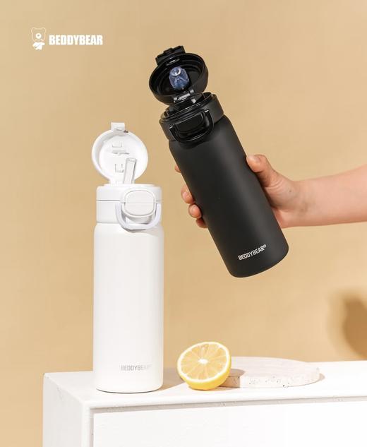 【品牌直发】【杯具熊盛开双饮系列纯色成人保温杯】双饮杯550ml 一盖两用四色商务 商品图6