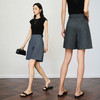 OLrain欧芮儿灰色百搭通勤西装中裤女夏季2025新款直筒五分裤短裤 商品缩略图2