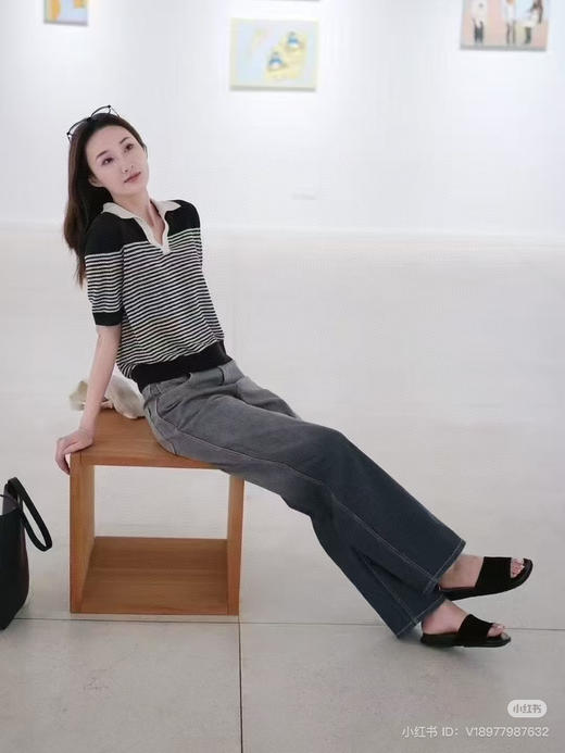 61-7 排他性独家圆正 小禾渐变灰色牛仔长裤 舒适到cry 轻薄棉弹透气 167/135穿29宽松合适 商品图8