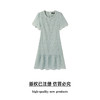 奢姿大码女装2025夏季短袖度假宽松刺绣提花减龄气质连衣裙9952853326 商品缩略图0