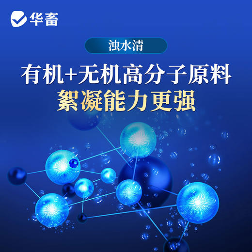 华畜浊水清1kg 降浊快更清透  不复混增氧溶 商品图3