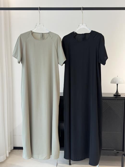 重磅100%桑蚕丝J*BY原厂剪标发直筒老钱风连衣裙 商品图2