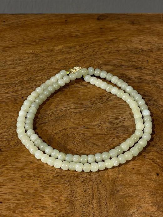 且末藍和田玉鼓珠項链与耳坠套组，顺丰包邮 商品图5