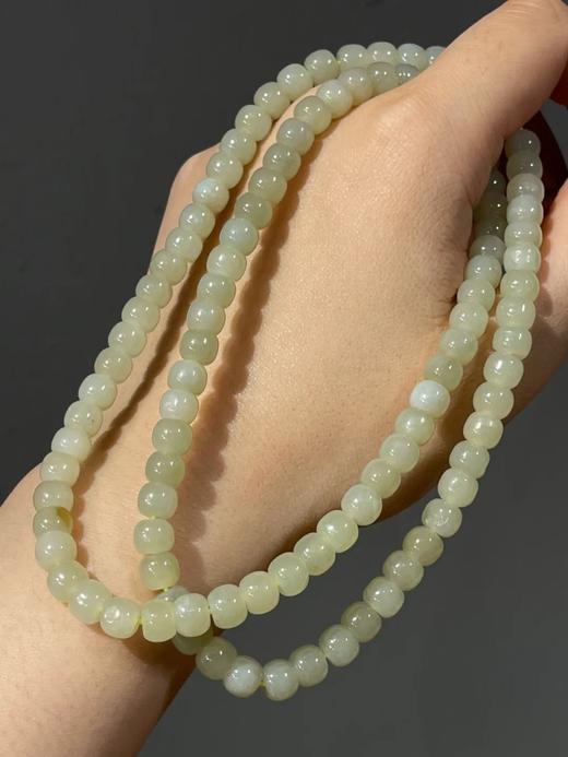 且末藍和田玉鼓珠項链与耳坠套组，顺丰包邮 商品图14