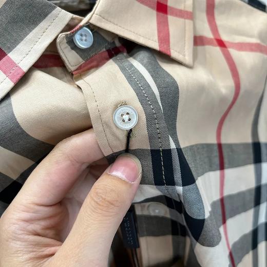 BUR男士格子短袖衬衫衬衣 商品图4