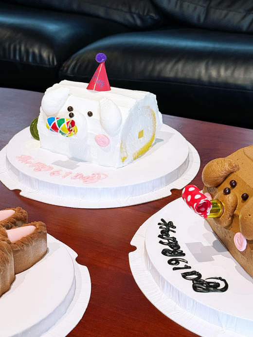 吹龙小熊·奶油蛋糕 商品图1
