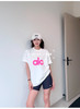 AL0 立体发泡印花 宽松情侣款 圆领短袖T恤 TX508 商品缩略图1