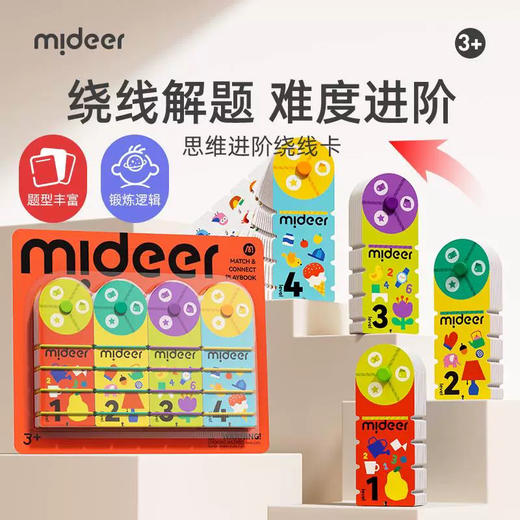 mideer弥鹿MD1571思维绕线卡 商品图1
