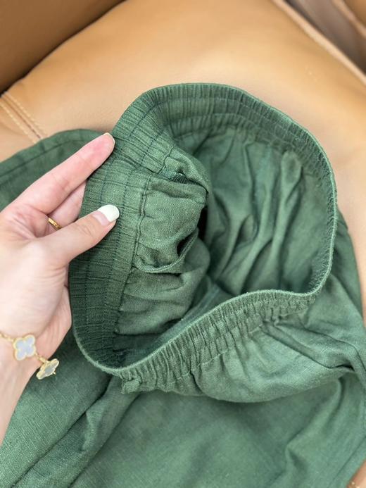 LPIUTY品牌直发！亚麻直筒阔腿裤 C22107 商品图9