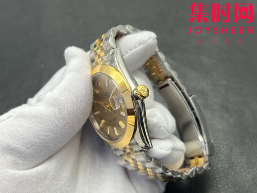 劳力士 VS日志41系列 间金光圈 香槟金盘 男士腕表 3235机 五珠带 表径41mm 商品图5