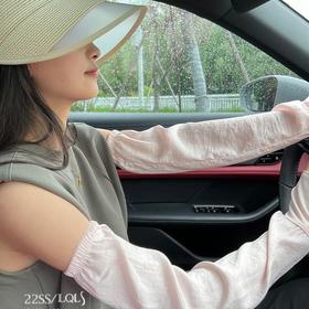 2025亲近自然 日本天丝麻质uv防晒大码冰袖女夏透气袖套ins潮宽松护臂