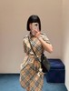 BUR新款连衣裙 Vintage复古格纹甄选100%客供纯棉面料 商品缩略图2