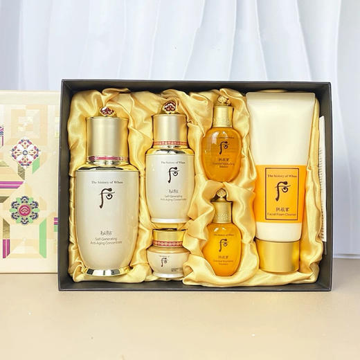 韩国 WHOO后 新款秘贴精华6件套 套盒 (精华50ml+20ml+面霜8m+水20ml+乳20ml+面霜8ml) 商品图0