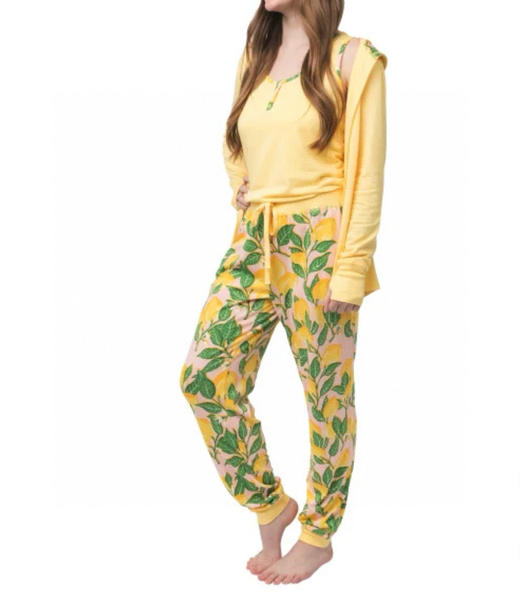 Munki Munki女士拉链帽子衫三件套居家服只要199元🉐包税包邮到手🔥让舒适成为日常的标配 商品图1