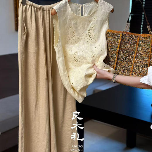 【部分现货】良木礼亚麻上衣（M269） 商品图2