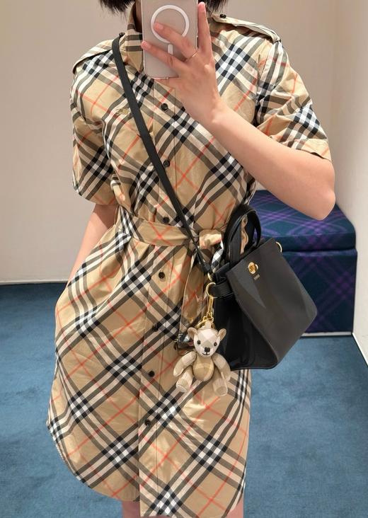 BUR新款连衣裙 Vintage复古格纹甄选100%客供纯棉面料 商品图5