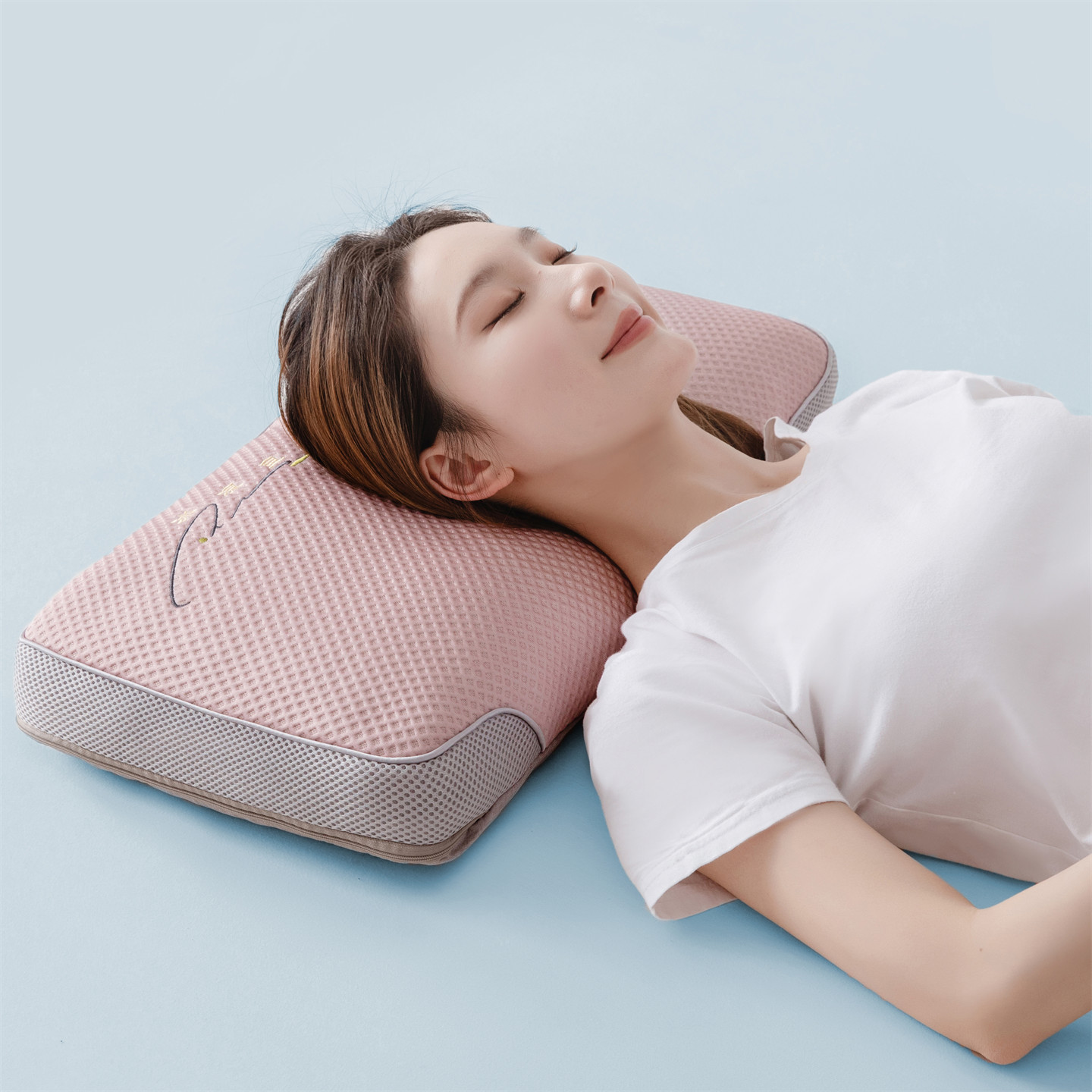 【79元2个】清凉冰豆豆纯荞麦枕 贴合颈椎舒缓解压草本助眠护颈枕